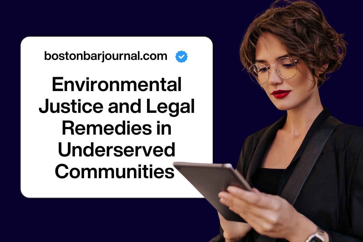 Environmental Justice and Legal Remedies in Underserved Communities - What You Need to Know?