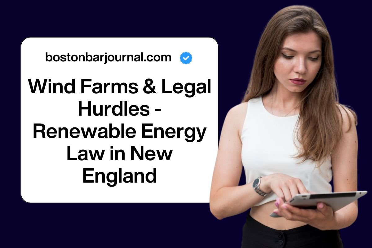 Wind Farms & Legal Hurdles - Renewable Energy Law in New England